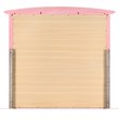 Home Square 2-Piece Set with 8-Drawer Dresser and Mirror in Pink