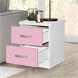 Home Square 2-Piece Set with Full Captains Bed and 2-Drawer Nightstand