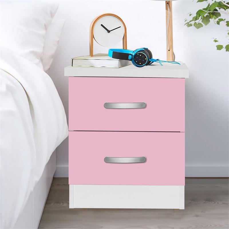 Home Square 2-Piece Set with Full Captains Bed and 2-Drawer Nightstand