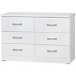 Home Square 2-Piece Set with Full Captains Bed and Bedroom Dresser