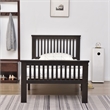 Home Square 2-Piece Set with Wardrobe Armoire and Platform Pine Twin Bed