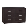Home Square 2-Piece Set with Queen Platform Bed and Bedroom Dresser