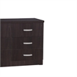 Home Square 2-Piece Set with Queen Platform Bed and Bedroom Dresser
