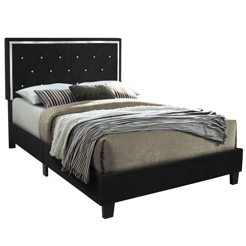 Home Square 3-Piece Set with Queen Bed Tall Chest Wardrobe 2-Drawer Nightstand