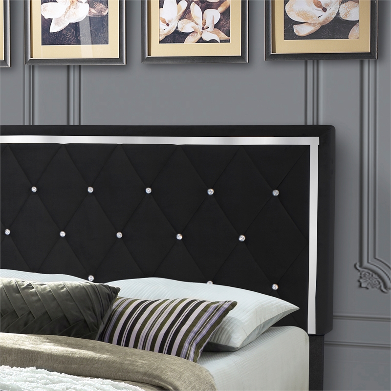 Home Square 3-Piece Set with Queen Bed Tall Chest Wardrobe 2-Drawer Nightstand
