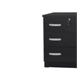 Home Square 3-Piece Set with Queen Bed Chest Dresser and 2-Drawer Nightstand