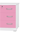 Home Square 2-Piece Set with Twin Bed & 3-Drawer Chest Bedroom Dresser
