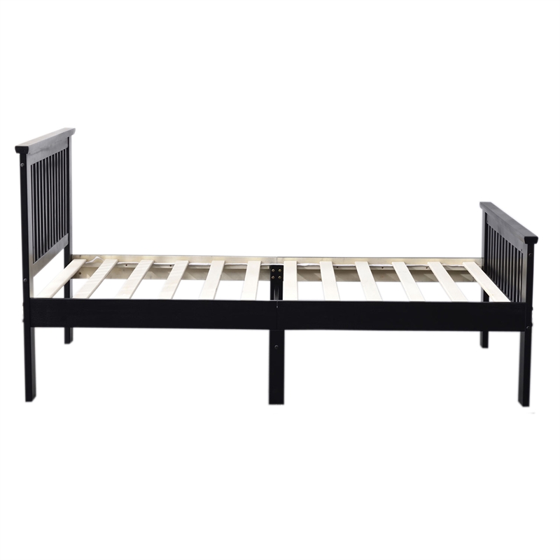 Home Square 3-Piece Set with Twin Bed Chest Dresser with Lock and Nightstand