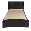 Home Square 3-Piece Set with Queen Bed 4-Drawer Dresser with Lock & Nightstand
