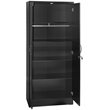 Home Square 2-Piece Set with Queen Platform Bed & Armoire Wardrobe Cabinet