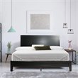 Home Square 2-Piece Set with Queen Platform Bed & Armoire Wardrobe Cabinet