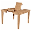 Home Square 7 Piece Dining Set with Pub Table and 6 Chairs in Natural Oak