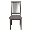 Home Square 7 Piece Dining Set with Dining Table and 6 Chairs in Dark Oak