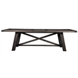 Home Square 6 Piece Dining Set with Dining Table and 4 Chairs and Bench