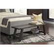Home Square 7 Piece Dining Set with Dining Table 4 Chairs 1 Bench and Sideboard