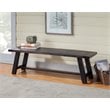 Home Square 7 Piece Dining Set with Dining Table 4 Chairs 1 Bench and Sideboard