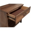 Home Square 2 Piece Bedroom Set with Two 1 Drawer Wood Nightstands in Rustic Pine