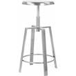 Home Square Silver Iron Counter and Bar Stool - Set of 2