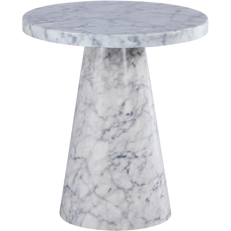 Home Square White Faux Marble 20