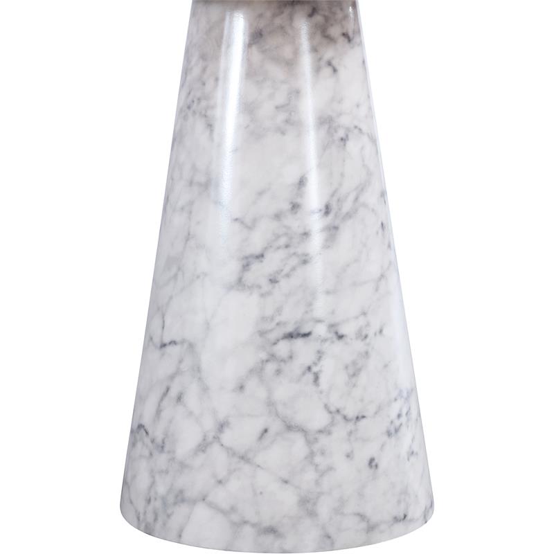 Home Square White Faux Marble 20