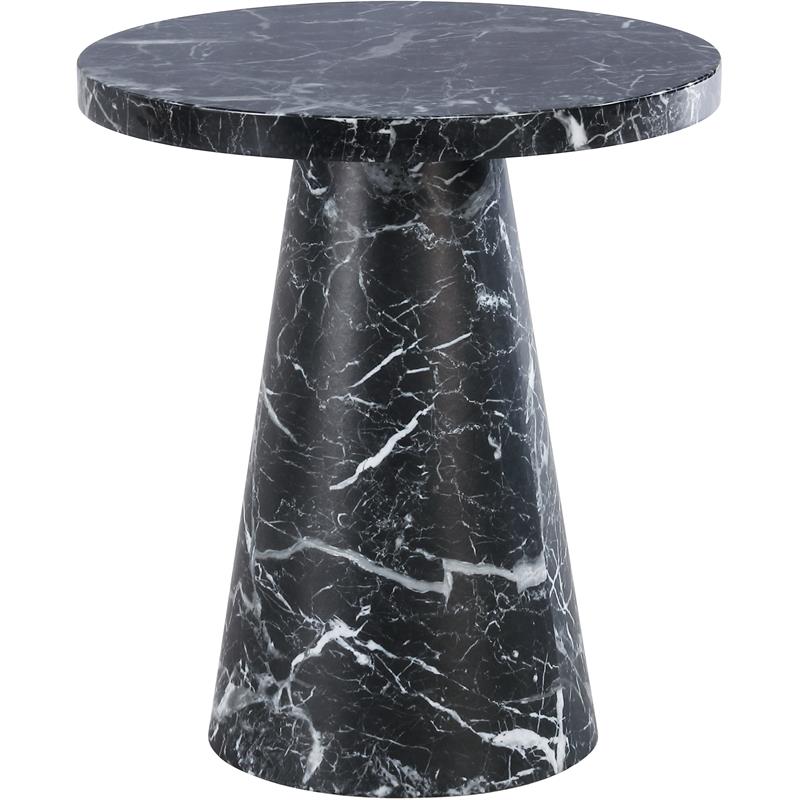 Home Square Black Faux Marble 20
