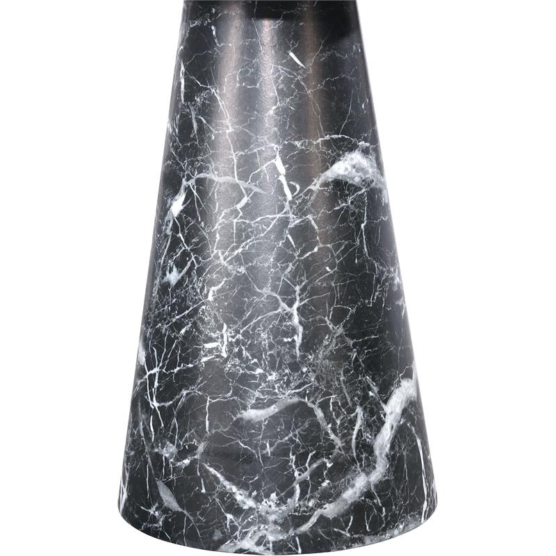 Home Square Black Faux Marble 20