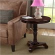 Home Square Accents Talbot End Table in Espresso Wood Finish - Set of 2