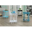 Home Square Accents Brandi Oval End Table in Black - Set of 2