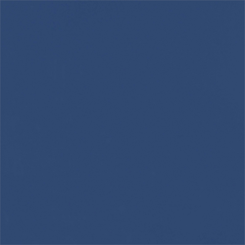 Home Square End Table with Shelves in Cobalt Blue Wood - Set of 2