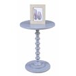 Home Square Palm Beach Spindle Table in Light Gray Wood Finish - Set of 2