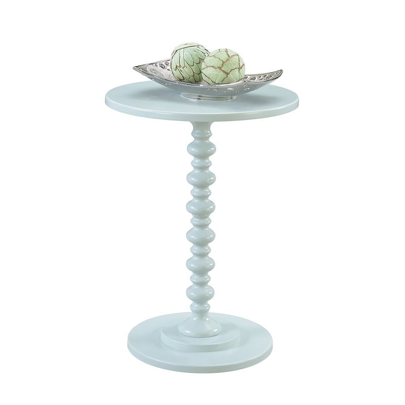 Home Square Palm Beach Spindle Table in Green Wood Finish - Set of 2