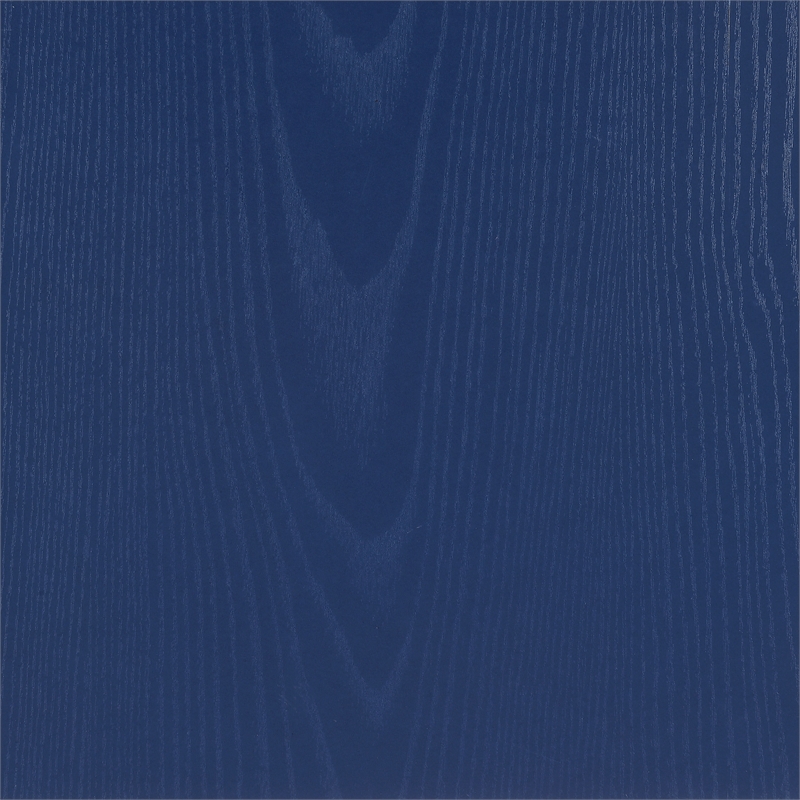 Home Square Tucson End Table with Shelves in Cobalt Blue Wood Finish - Set of 2