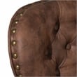 Home Square Swivel Counter Height Stool Chocolate - Set of 2