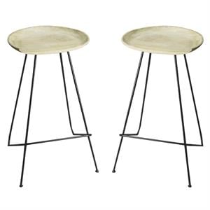 Home Square 31&quot Bar Stool in Backless - Set of 2