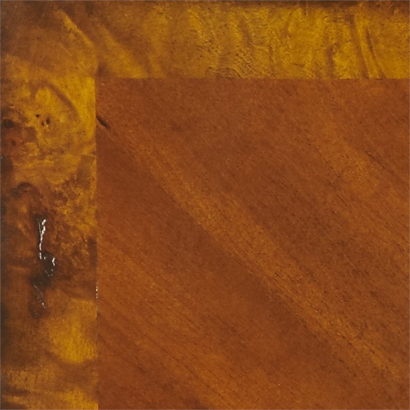 Home Square End Table in Olive Ash Burl - Set of 2
