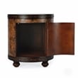 Home Square Old World Map Brown Duffel End Table - Set of 2