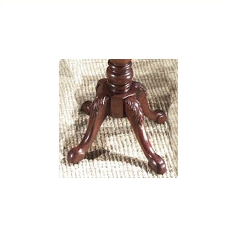 Home Square Round Accent Scatter Table in Plantation Cherry - Set of 2