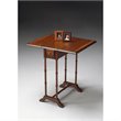 Home Square Transitional Drop Leaf End Table in Umber - Set of 2