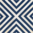 Home Square End Table in Blue and White - Set of 2