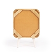 Home Square Mango Wood Modern End Table with Storage in Beige - Set of 2