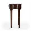 Home Square Transitional Mango Wood End Table in Dark Brown - Set of 2