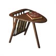 Home Square Modern Magazine Table in Aged Brown - Set of 2