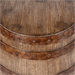 Home Square Round Barrel Table in Praline - Set of 2