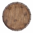 Home Square Round Barrel Table in Praline - Set of 2