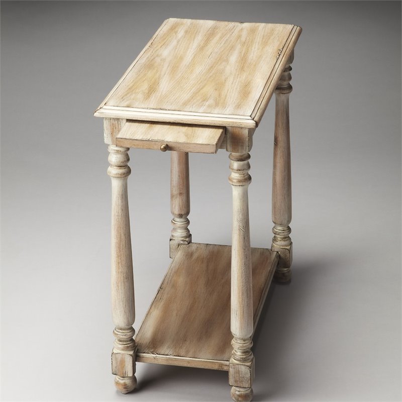 Home Square End Table in Driftwood - Set of 2