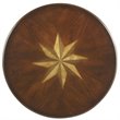 Home Square Cherry Isla End Table in Dark Brown - Set of 2