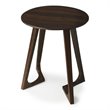 Home Square End Table in Dark Brown - Set of 2