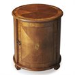 Home Square End Table in Olive Ash Burl - Set of 2