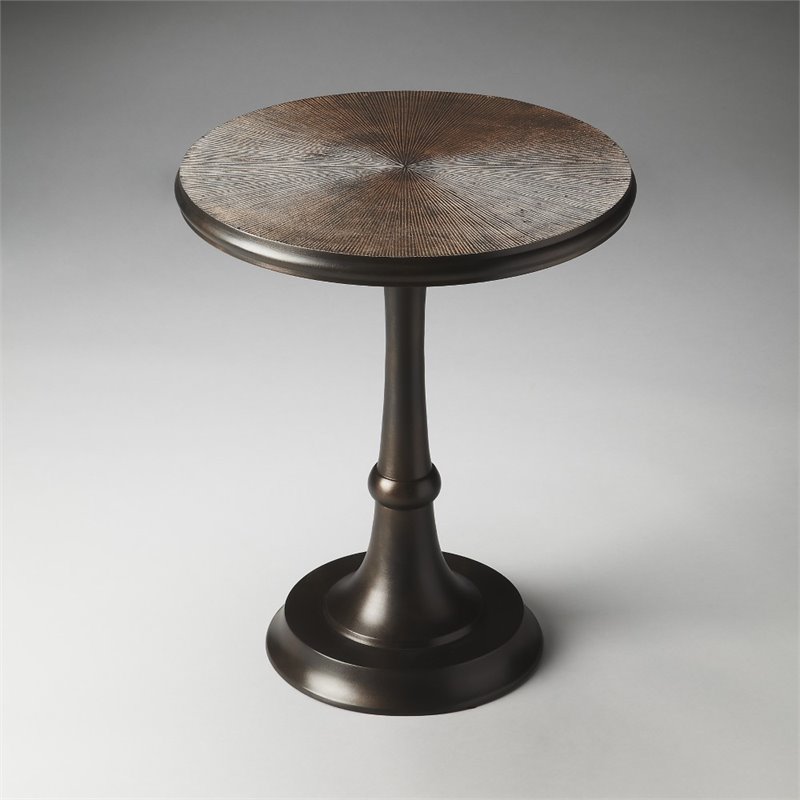 Home Square End Table in Metal - Set of 2