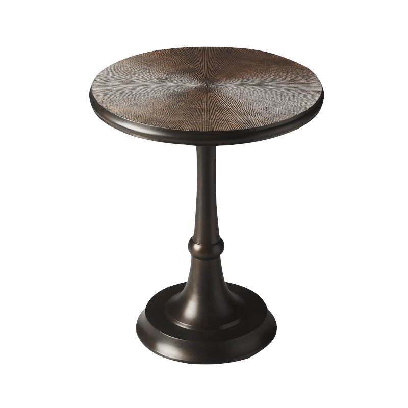 Home Square End Table in Metal - Set of 2